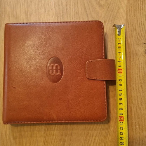 Leather agenda Michail like new, collectible Filofax