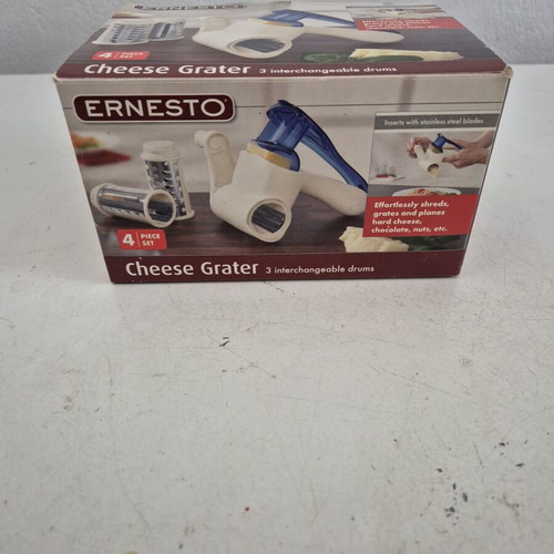 Ernesto Manual Rotary Cheese Grater 4 Pieces New
