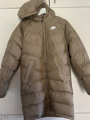 Nike long beige kids' jacket, ages 8-10, unisex