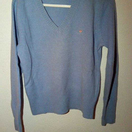 Abysse blue men's wool sweater new, size L