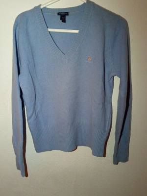 Abysse blue men's wool sweater new, size L