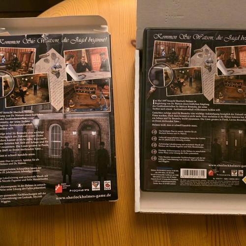 Sherlock Holmes Das Geheimnis des silbernen Ohrrings PC game like new Big Box