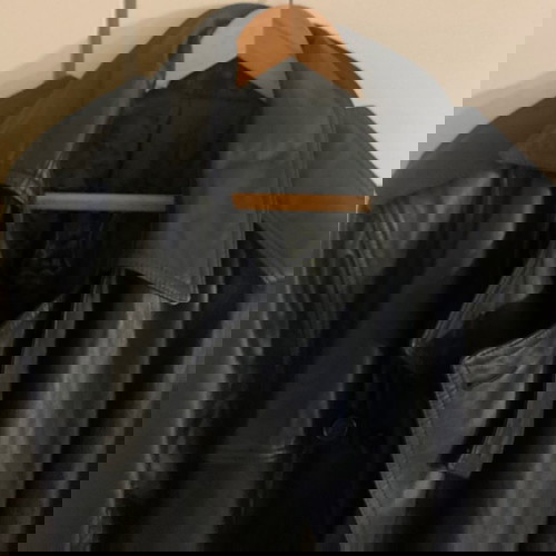 Кожено палто употребявано, размер XL