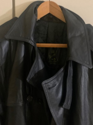 Кожено палто употребявано, размер XL