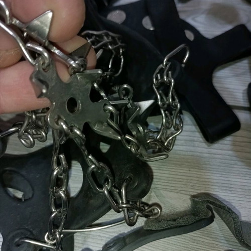 Ice cleats used with spikes Nordic Grip