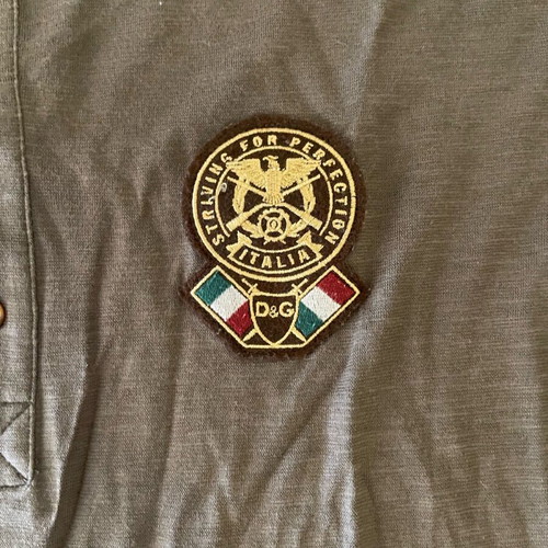 Dolce n Gabbana long-sleeve shirt authentic medium size like new, gray