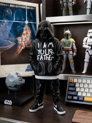 Darth Vader Urban figure 3D printed, 20cm, new