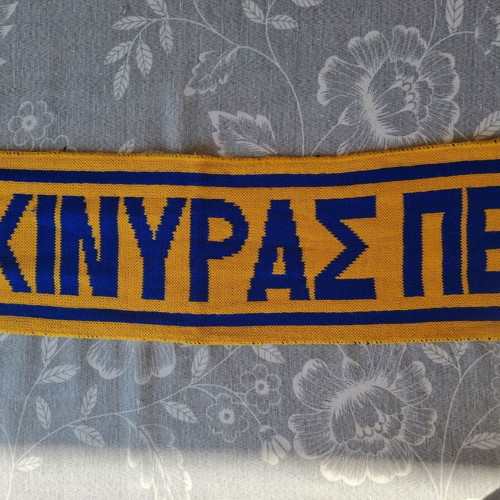 APOP Kinyras Peyias FC Football Knitted Scarf like new, authentic