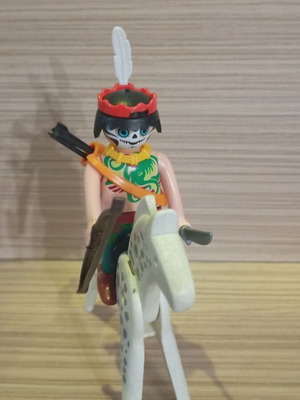 Playmobil Indian with horse like new