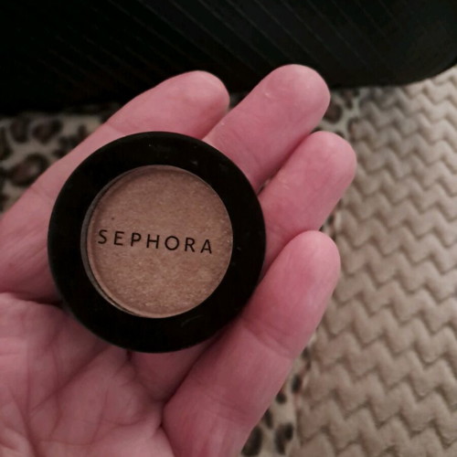 Makeup set like new with Lip Elixir, Sephora gold eye shadow, Clarins loose powder, Clinique duo eye shadows