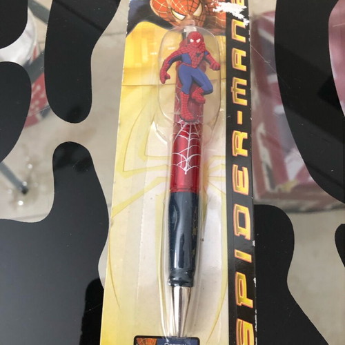 Spider-Man 2 Movie school set with small notepad, pencil, eraser, sharpener, and pen