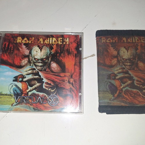 Iron Maiden Virtual XI CD and wallet used