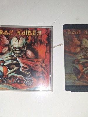 Iron Maiden Virtual XI CD and wallet used