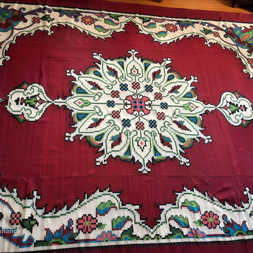 Hrami Handmade Wool Rug Large Size Like New