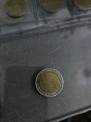 Κέρμα 2 ευρώ Σλοβενίας 2007 νέο, συλλεκτικό με France Prešeren