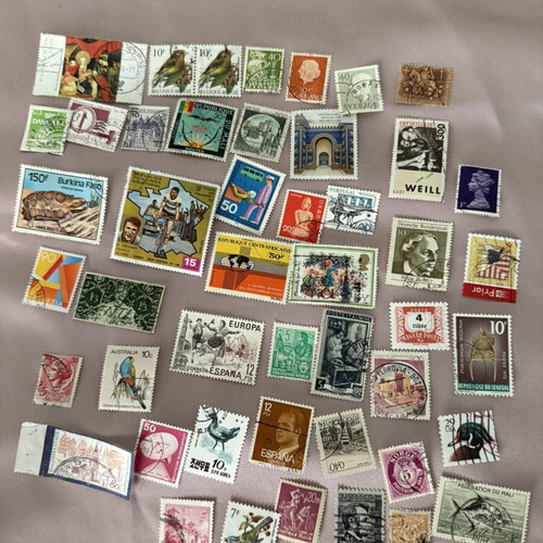 Lot of 5 used stamps
