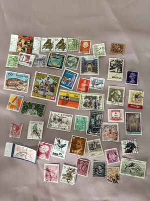 Lot of 5 used stamps