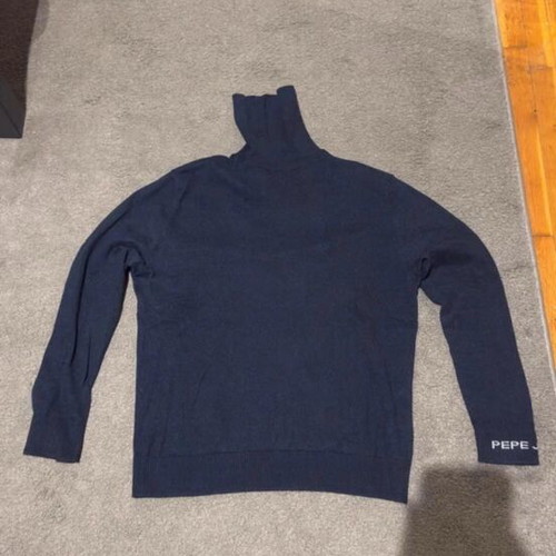 Pepe Jeans turtleneck sweater like new, navy, size S