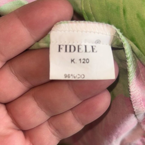 Fidele Spring Summer Cotton Jacket with Rhinestones L-XL like new