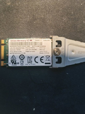 Union 128 GB NVME M.2 like new, PCIe Gen3