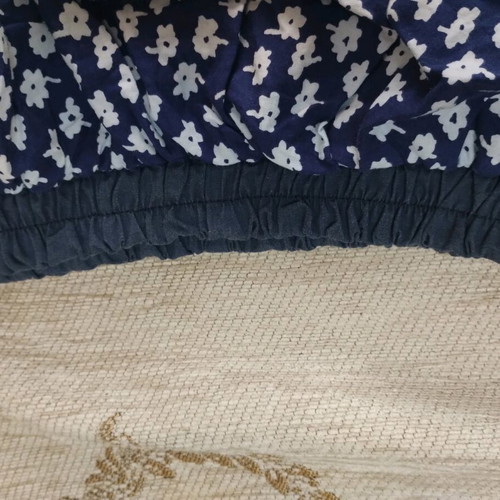 Girls' skirt with ruffles used, blue for girls