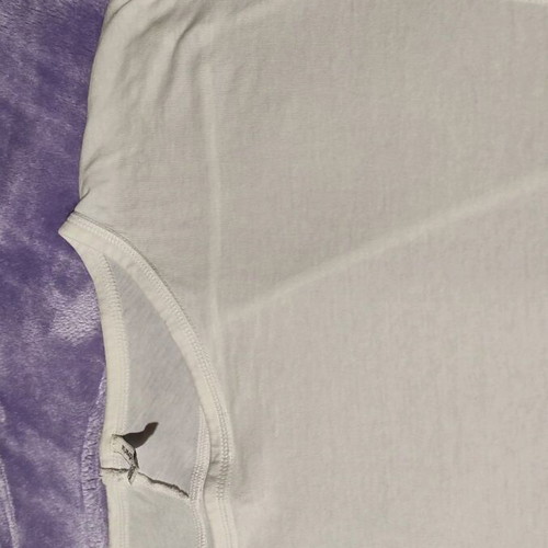 Asymmetric blouse Stradivarius white like new, large