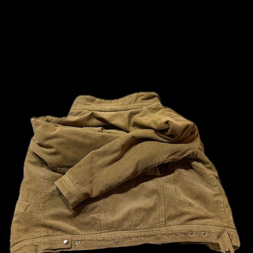 Sherpa-Lined Corduroy Jacket Pull & Bear Large like new, camel