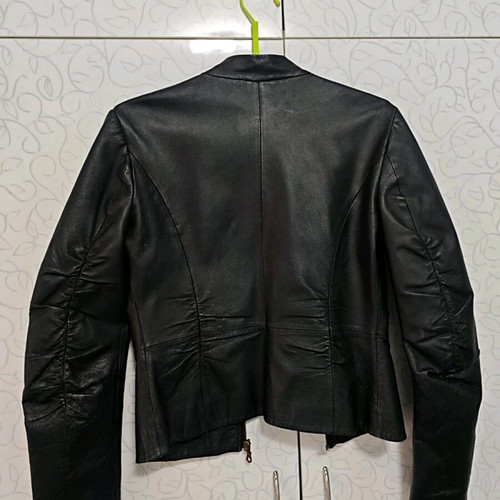 Lynne leather women's jacket medium used, black