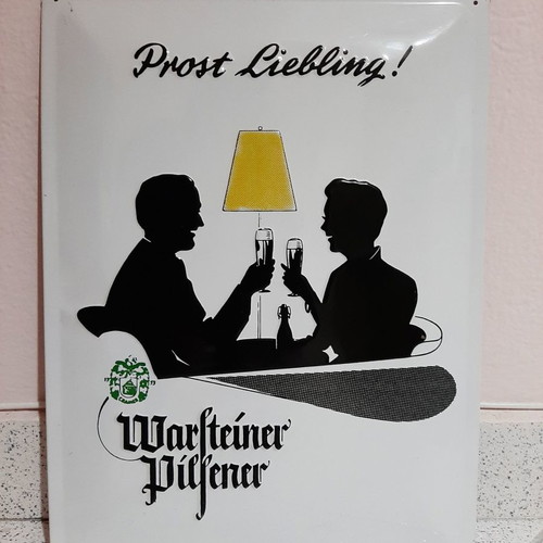 Warfteiner beer vintage advertising sign new