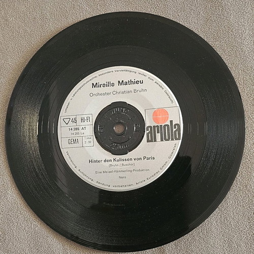 Mireille Mathieu vinyl used 45 rpm record