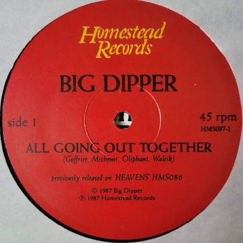 Big Dipper All Going Out Together CD used, rock