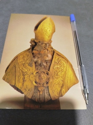 Photograph of Catholic Bishop Reliquary like new