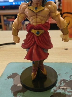 Dragonball Brolly figure like new, 18 cm with base