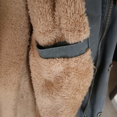 Khaki women's jacket used, size L