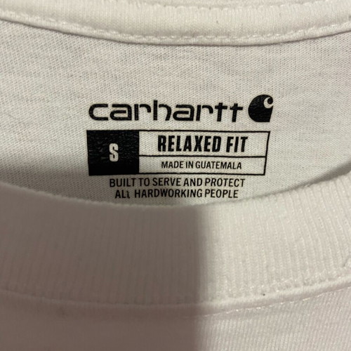 Carhartt Wip men's white t-shirt like new, size S