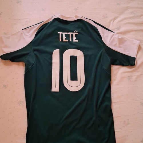 Adidas Panathinaikos 2025-26 home shirt, size M, with Tete name set