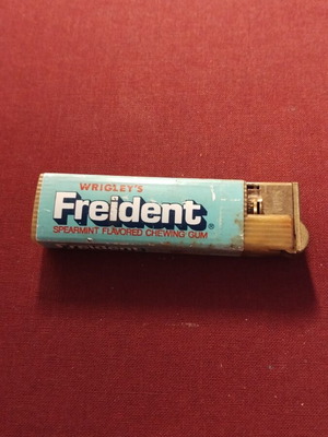 Vintage promotional lighter used, collectible