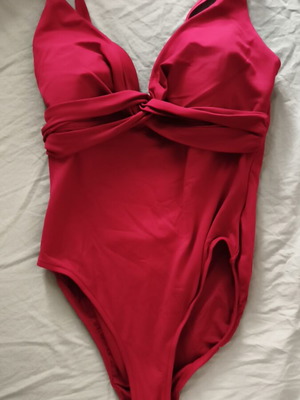 Swimsuit size L, like new, red