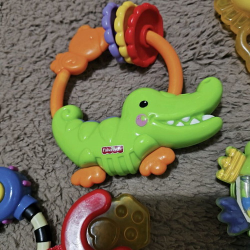 Fisher-Price stroller rattles and toys set like new