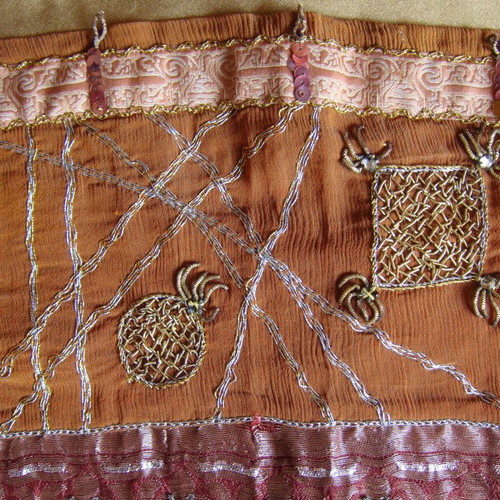 Vintage Indian Patchwork Table Runner like new