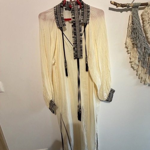 Marilena z tunic like new, special edition with straw details