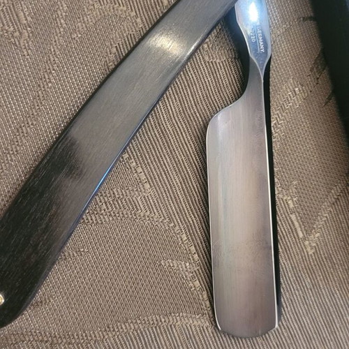 Straight razor Bismarck Dovo with leather case new