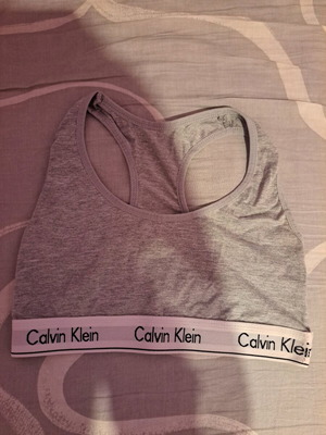 Μπουστάκι Calvin Klein καινούργιο, γκρι, μέγεθος small