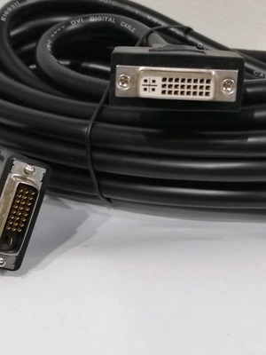 DVI cable 3m black DVI-D 24+1 male to female