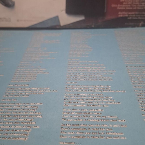 Band on the Run vinyl record used, with insert F2