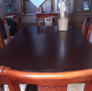 Χειροποίητη τραπεζαρια με 6 καρέκλες /Handmade vintage dining table with 6 chairs