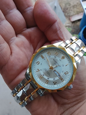 Banbony unisex watch like new, gold and silver