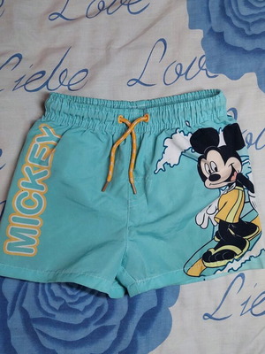 Παιδικό μαγιό Disney Mickey σαν καινούργιο, τιρκουάζ, 3 ετών