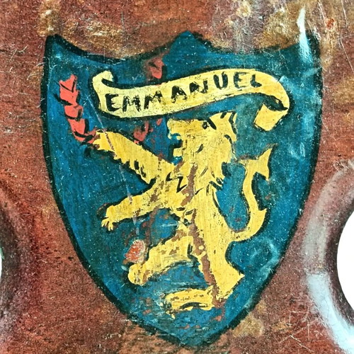 Antique rowing seat used, Emmanuel College Cambridge, late 19th century