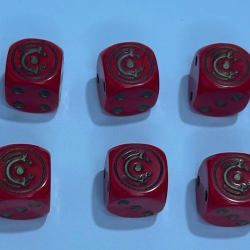 Combat Hex 2004 Sabertooth Games Dice pack of 10 like new